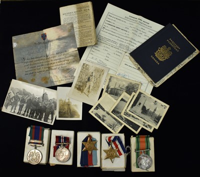 Lot 1698 - Canadian Second World War group