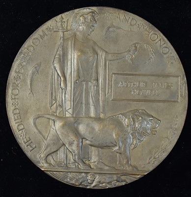 Lot 1687 - First World War Memorial Plaque