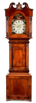 Lot 733 - Longcase clock by John Brodie, Wooler
