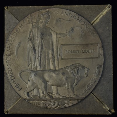 Lot 1689 - First World War memorial plaque
