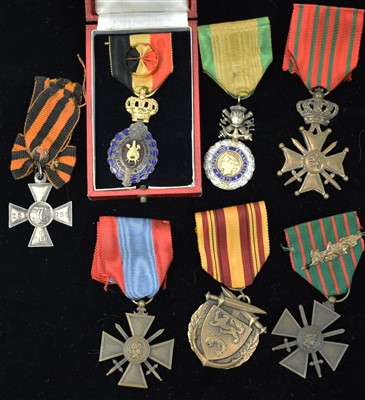 Lot 1857 - Russian and French medals