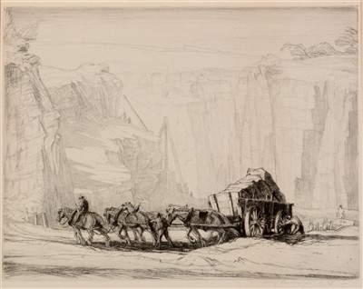 Lot 643 - Sir Henry George "Harry" Rushbury etching