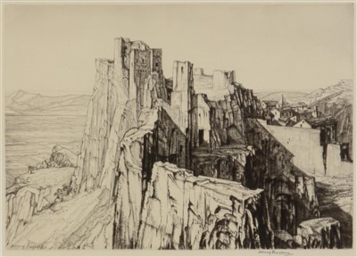 Lot 496 - Sir Henry George "Harry" Rushbury etching