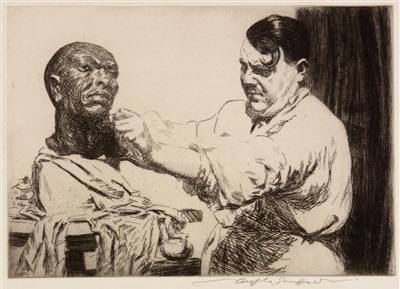 Lot 649 - Joseph Simpson etching
