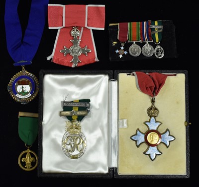 Lot 1502 - Medals of Sir Robert (Robin) Chapman and