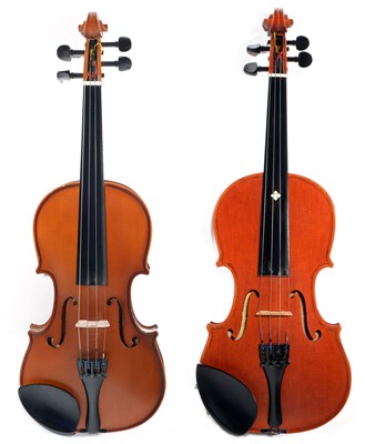 Lot 102 - Stentor Conservatoire Violin, another cased with bow
