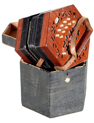 Lot 70 - Lachenal 20 Button Maccan Duet system Concertina