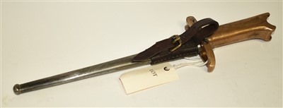 Lot 51 - Webley revolver bayonet