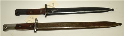 Lot 53 - Two Mauser bayonets
