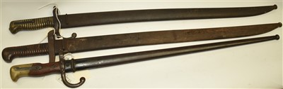 Lot 55 - Three 19th Century bayonets