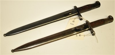 Lot 57 - Two Mauser bayonets