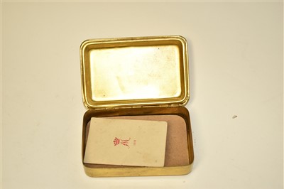 Lot 69 - First World War Christmas tin