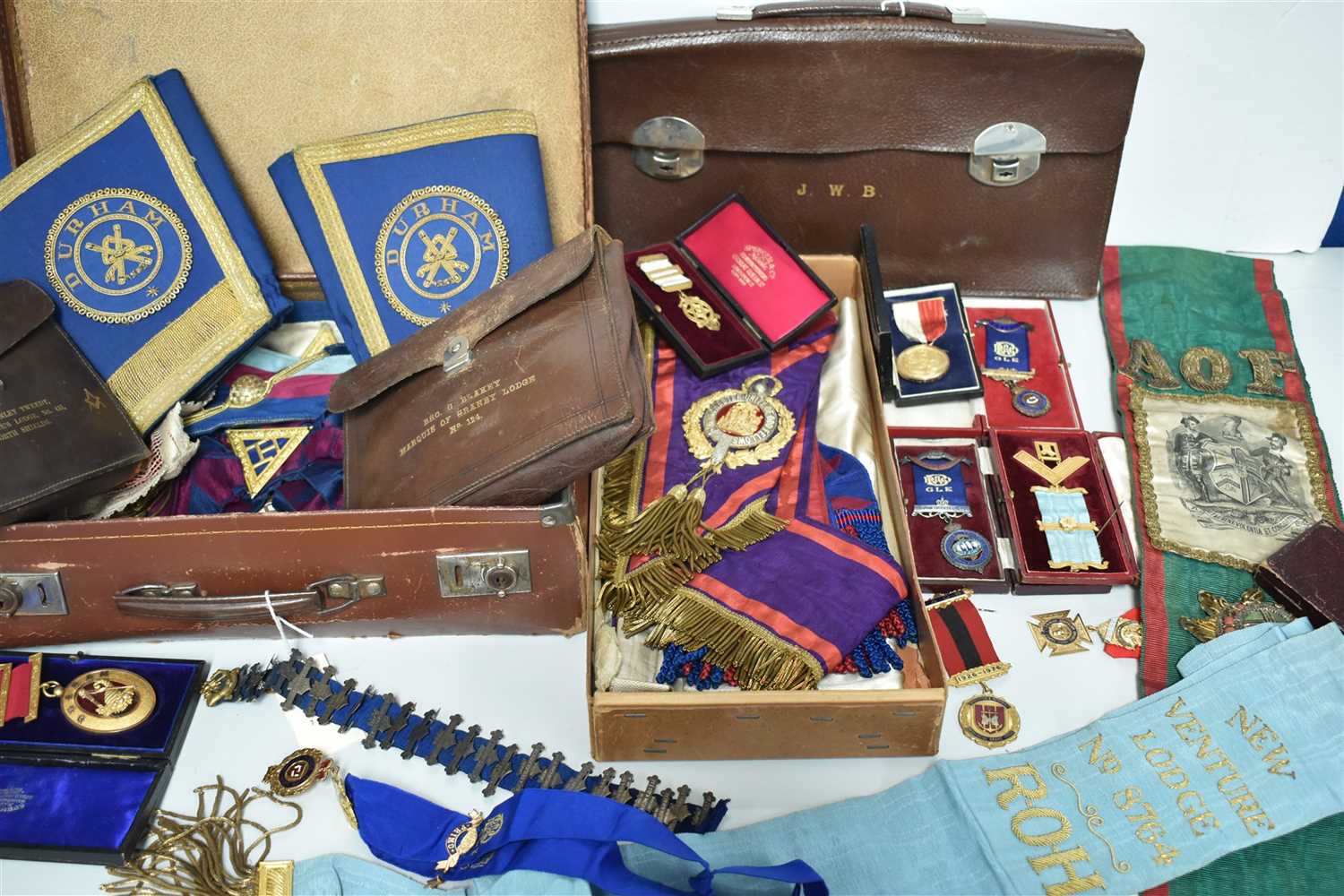 Lot 78 - Masonic medals and regalia