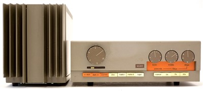 Lot 35 - Quad 303 pre-amp and Quad 33 amplifier.