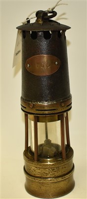 Lot 257 - British miner's lamp