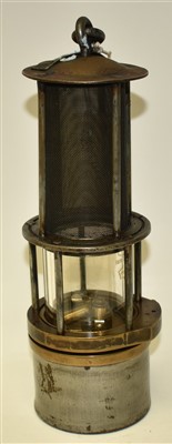 Lot 260 - British miner's lamp
