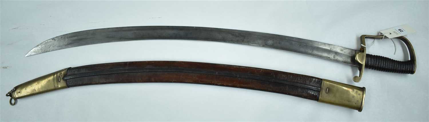 Lot 28 - British Cavalry Trooper's sword