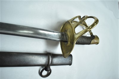 Lot 26 - French Light Cavalry Trooper's sword, model...