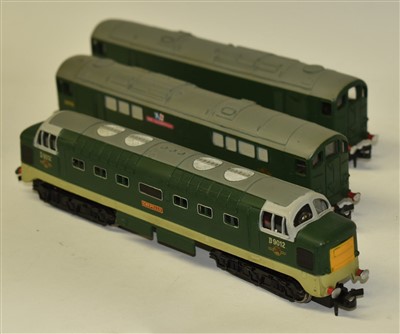 Lot 172 - Three Hornby Dublo diesel electric locomotives