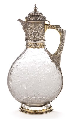 Lot 217 - Silver Mounted Claret Jug