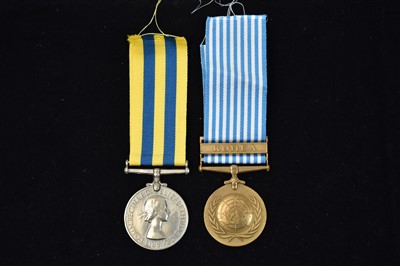 Lot 1874 - Elizabeth II Korea and UN pair