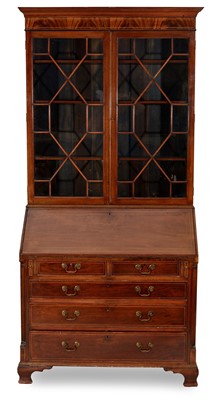 Lot 756 - Bureau Bookcase