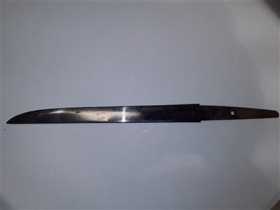 Lot 10 - Japanese tanto and oil stones