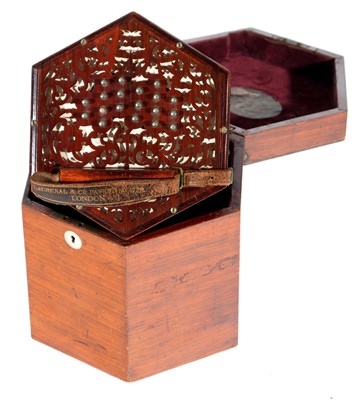 Lot 72 - Lachenal 39 Key Maccan Duet system concertina