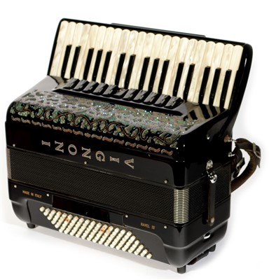 Lot 73 - Vignoni Ravel IV 96 Bass Piano Accordion Cased