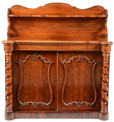 Lot 778 - Victorian rosewood chiffonier