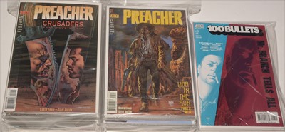 Lot 8 - The Preacher by DC Vertigo; and 100 Bullets, sundry issues