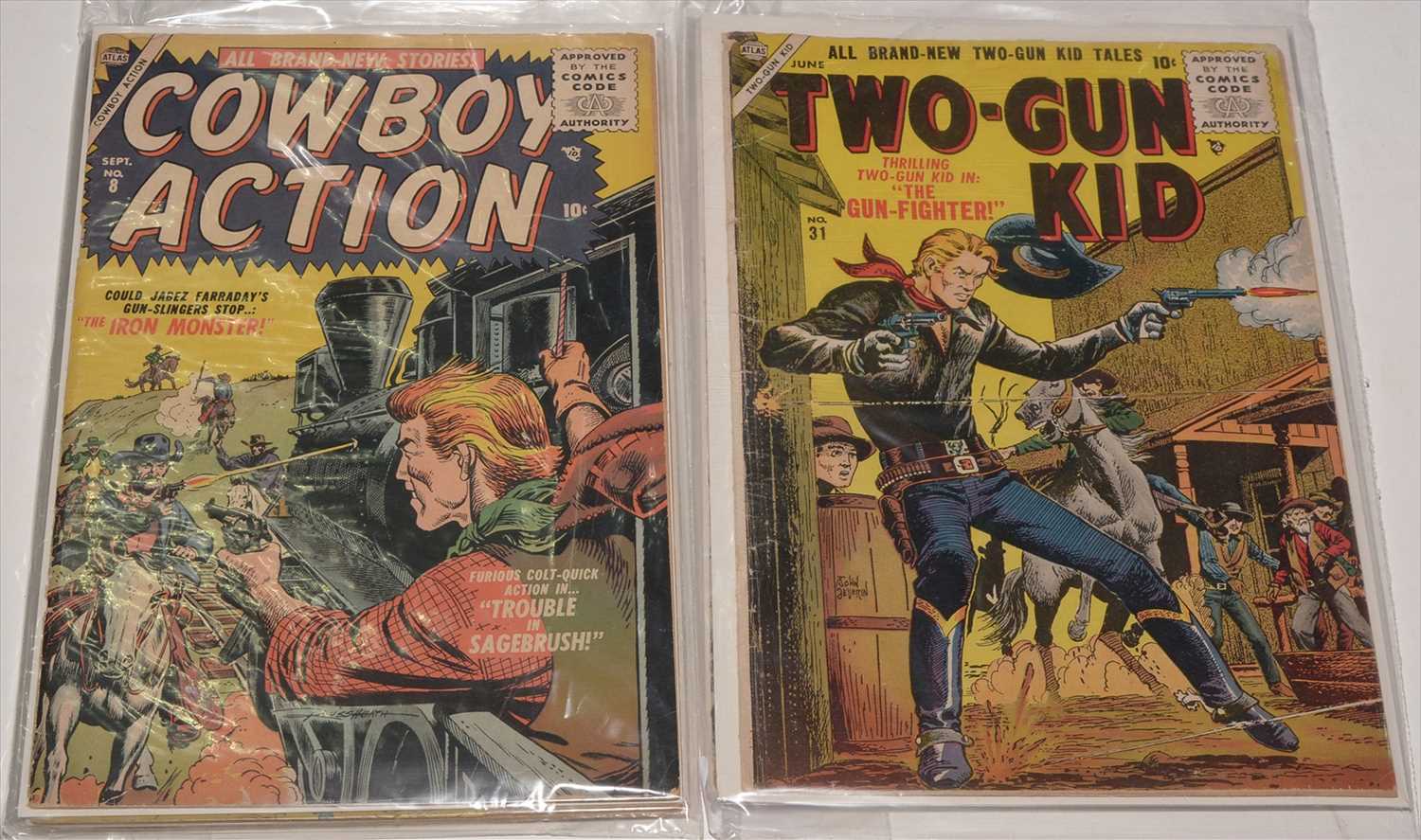 Lot 64 - Cowboy Action No. 8, and Kid Slade Gunfighter...