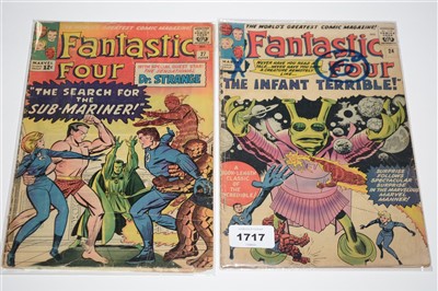 Lot 1717 - The Fantastic Four Comics