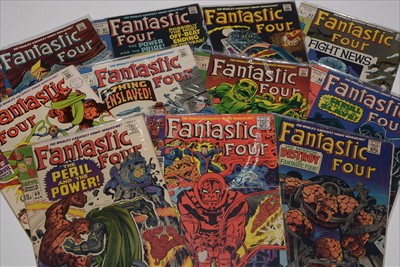 Lot 37 - Fantastic Four No's. 60, 68, 77, 85, 87, 88,...