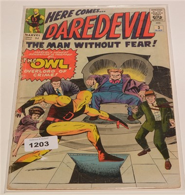 Lot 45 - The Silver Surfer No. 5 and Daredevil No. 3.