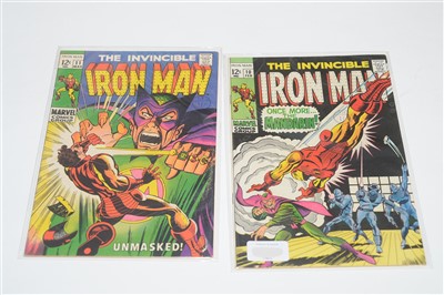 Lot 1010 - The Invincible Iron Man No's. 10 and 11, 12, 13, 16 and 17