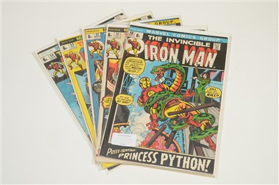 Lot 1013 - The Invincible Iron Man No's. 50-54 inclusive and 56-60 inclusive