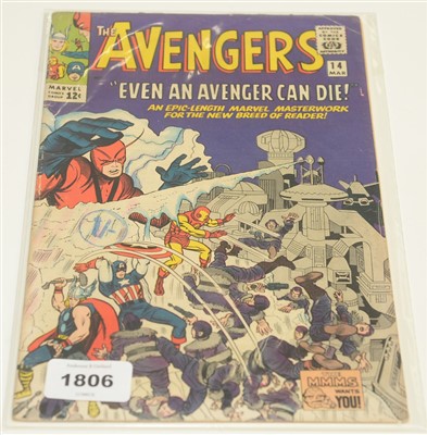 Lot 33 - The Avengers No's. 3, 5, 11, 13, 14, 17 and 18