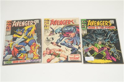 Lot 1006 - The Avengers No's. 49, 50, 51, 52, 53, 54 and 56