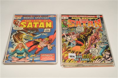 Lot 1874 - Marvel Spotlight on The Son of Satan Comics