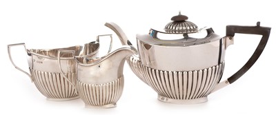 Lot 220 - Three Piece Silver Tea Service