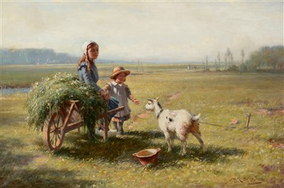Lot 574 - William Kay Blacklock, ARCA - oil.