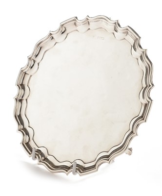 Lot 199 - A Silver Waiter