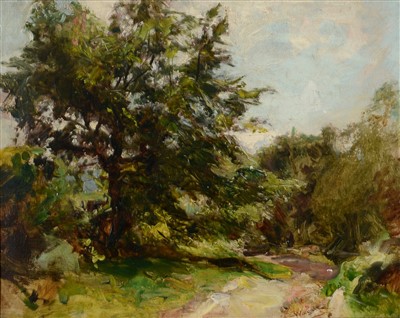 Lot 613 - Sir James Lawton Wingate, PRSA - oil.