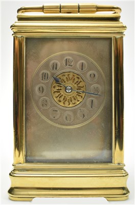 Lot 739 - 19th Century Carriage clock