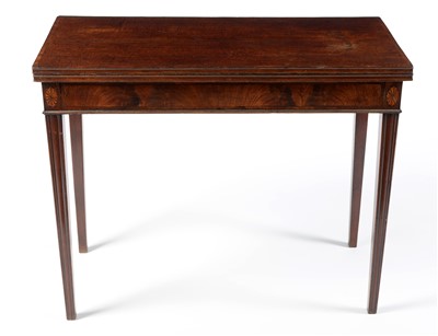 Lot 760 - George III card table