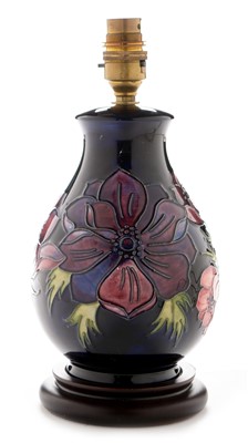 Lot 1501 - Modern Moorcroft lamp base