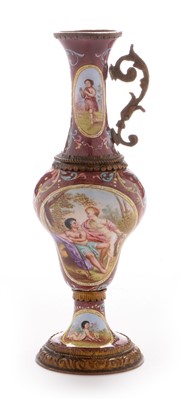Lot 278 - 19th Century Viennese ewer.