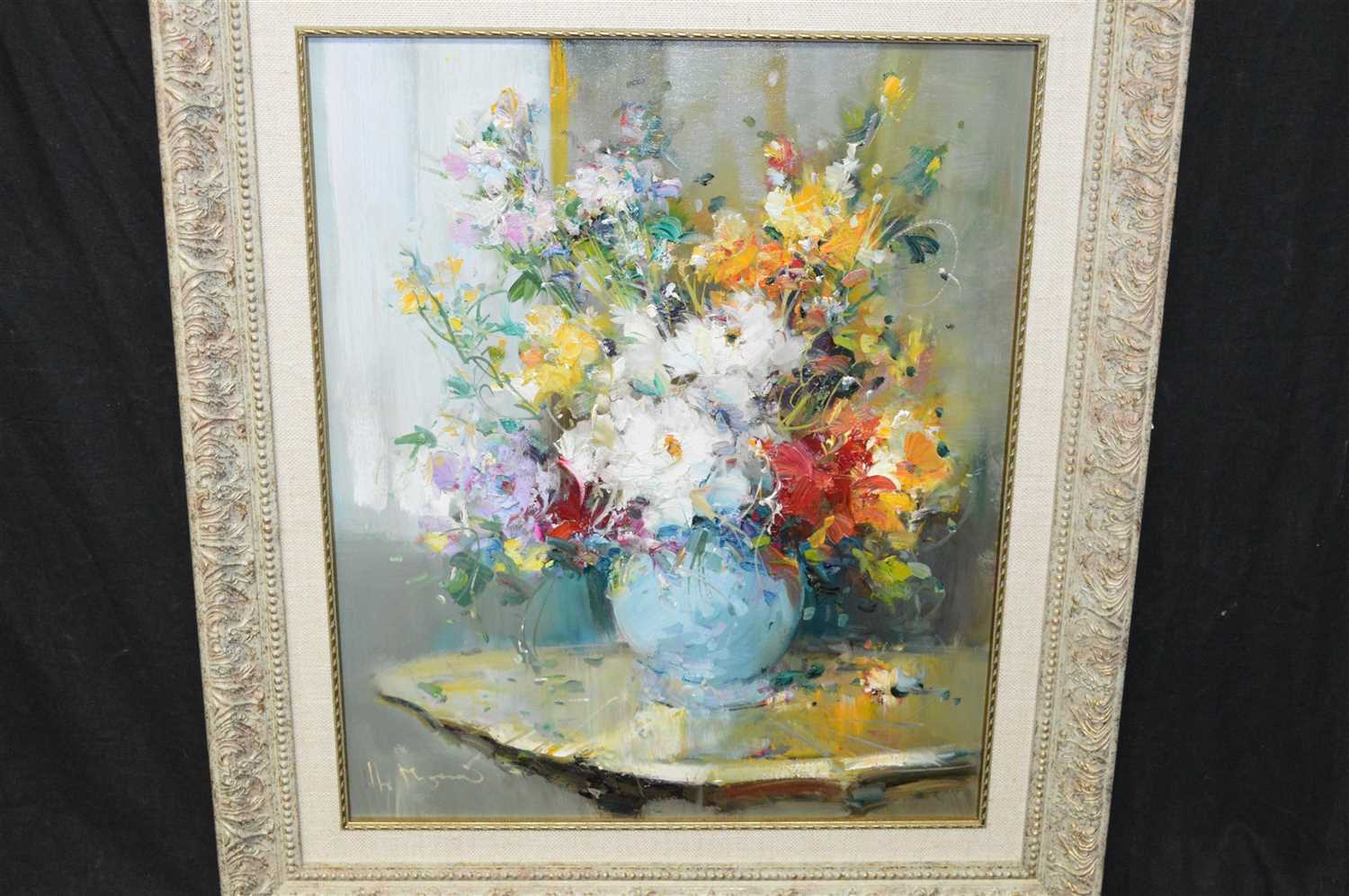 Lot 87 - Ingfried Paul Henze Morro oil painting