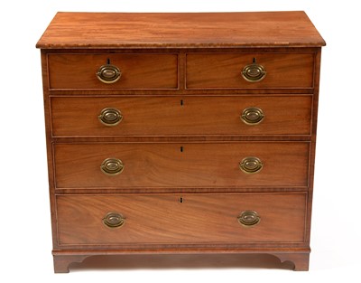 Lot 763 - George III chest of drawers